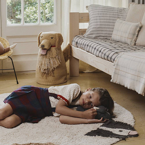 Корзина Лорена Каналс (Lorena Canals) "Собака Луна", 20 х 23 см